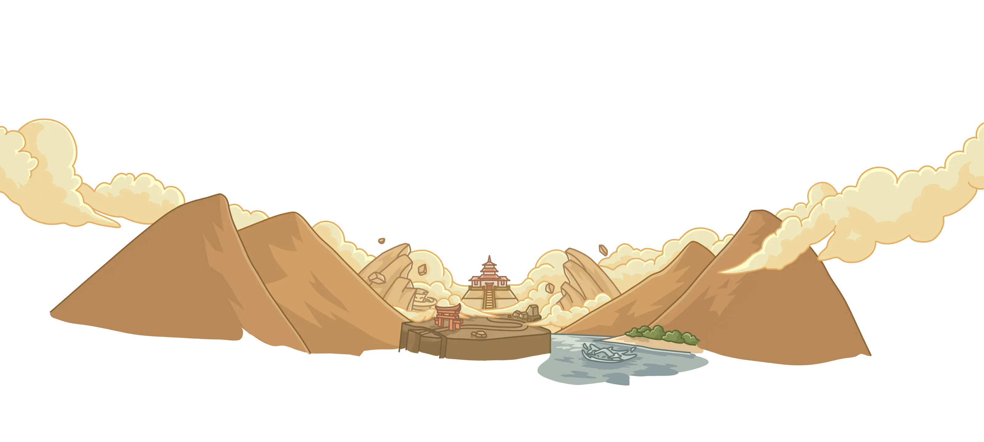 Parallax background images.