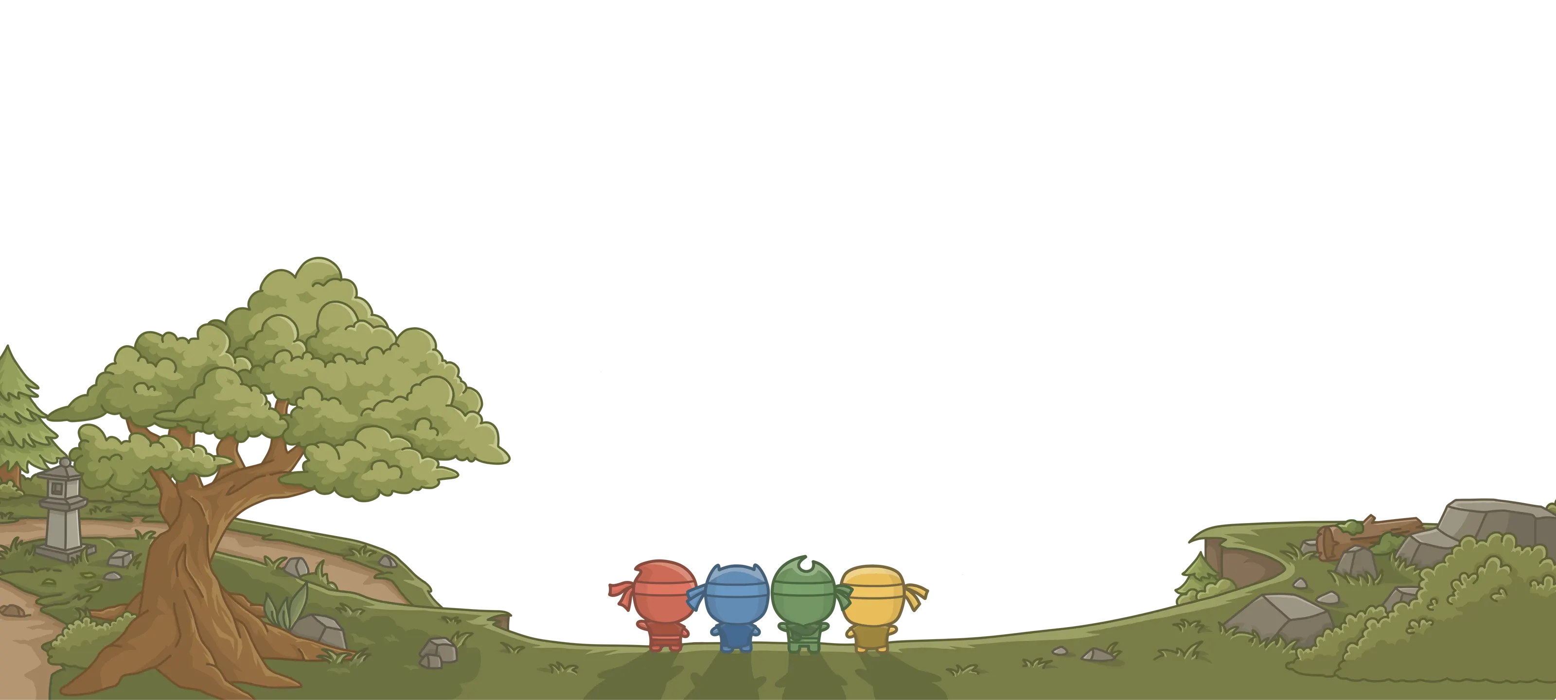 Parallax background images.