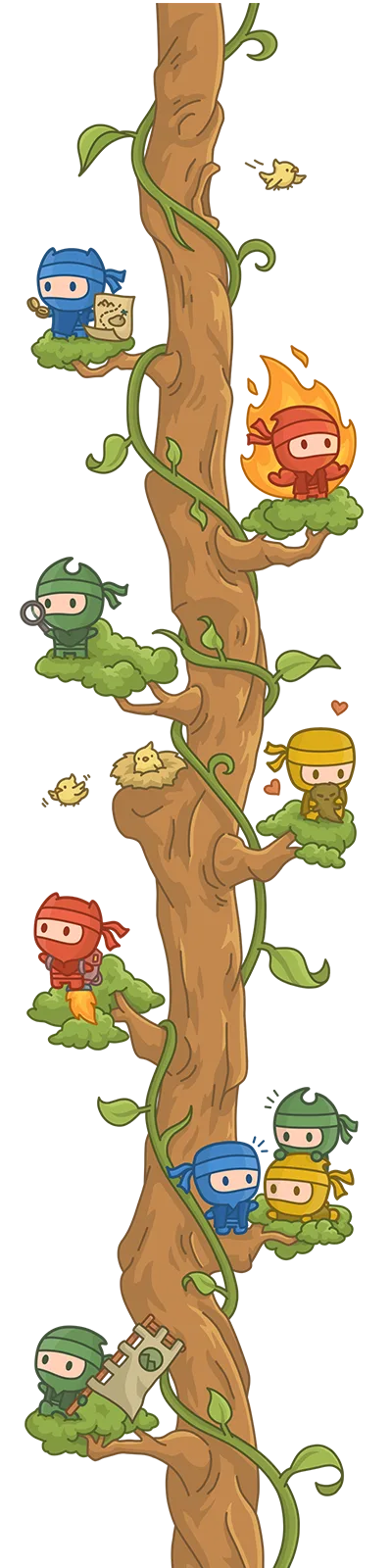 The tree of life reaching for the skies.